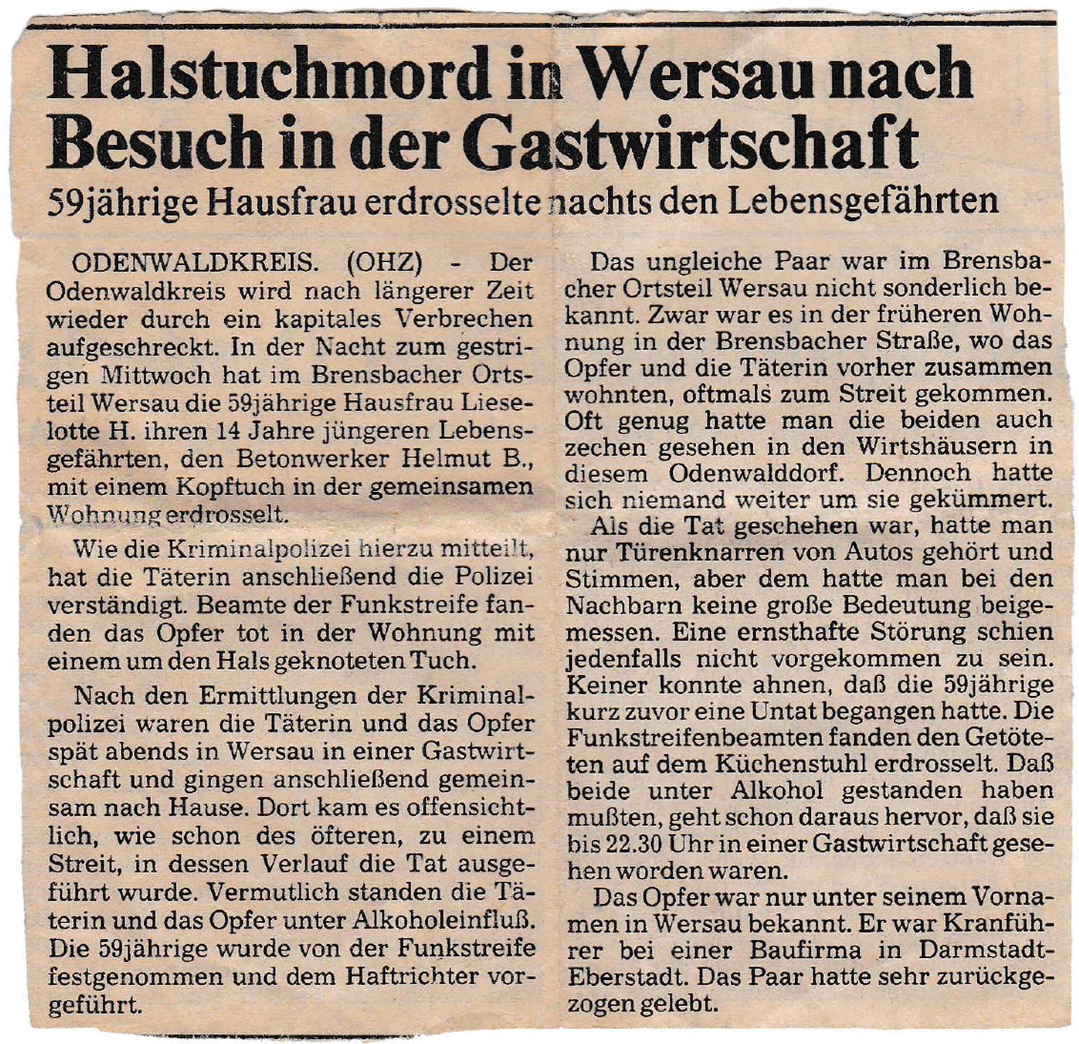 Halstuchmord Wersau